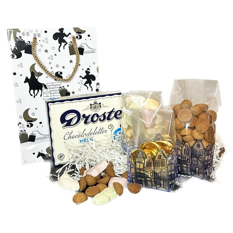 Sinterklaas Gold Gift Bag - Medium