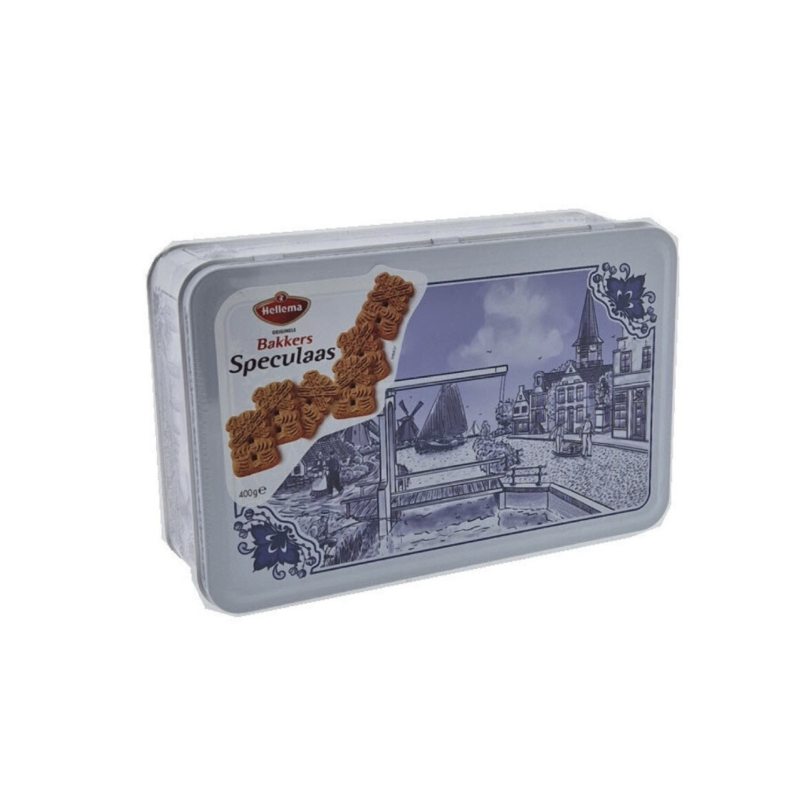 Big tin Delft blue speculaas (old package)
