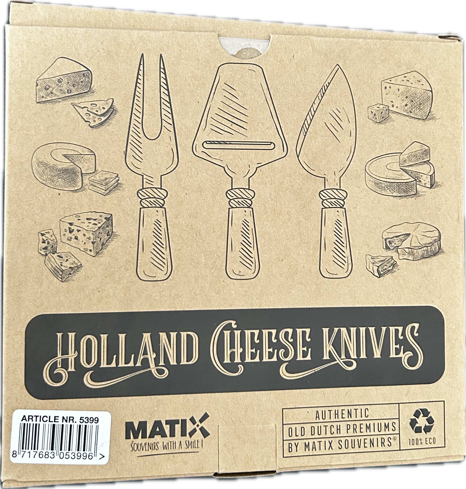 Holland Cheese Knives Giftbox