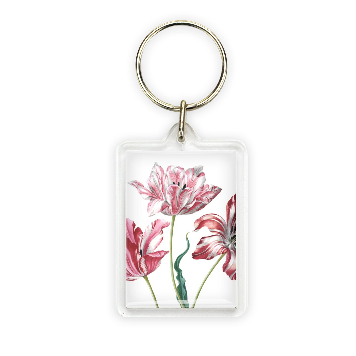 Tulip Keychain - Three Tulips