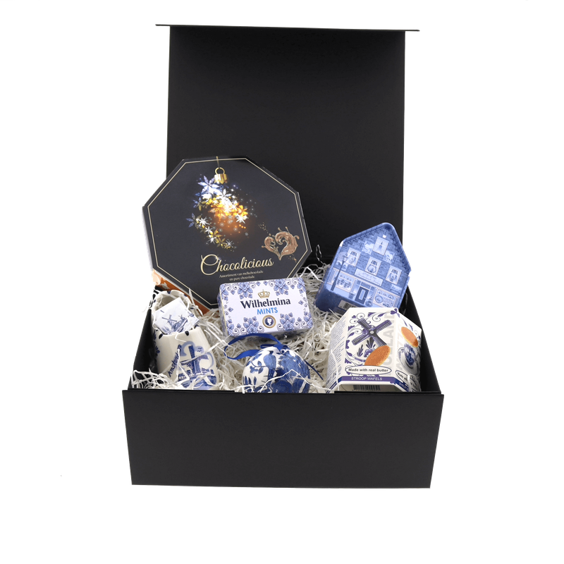 Luxury Christmas Giftbox Delft blue | Large
