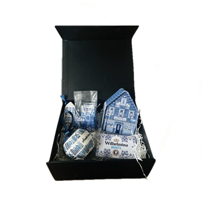 ? Luxury Christmas Giftbox Delft Blue | Small ?