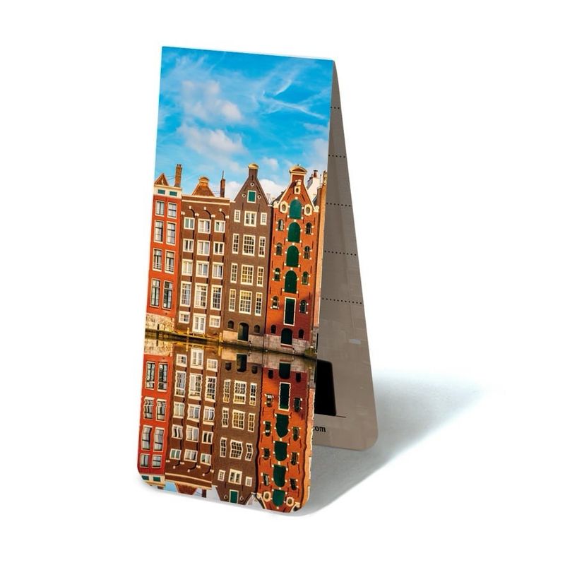 Amsterdam facades magnetic bookmark