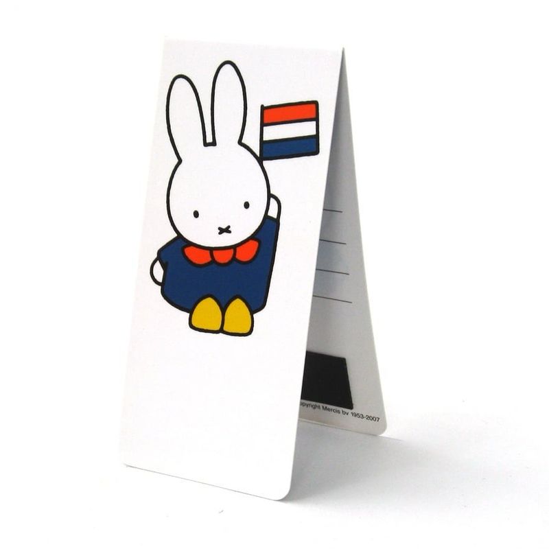 Miffy in Holland magnetic bookmark