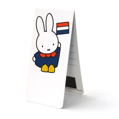 Miffy in Holland magnetic bookmark