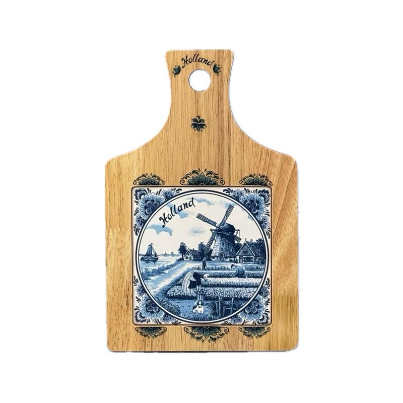 Cheese board delft blue tile
