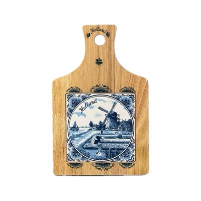Cheese board delft blue tile