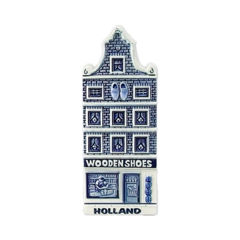Magnet canal house Wooden shoes
