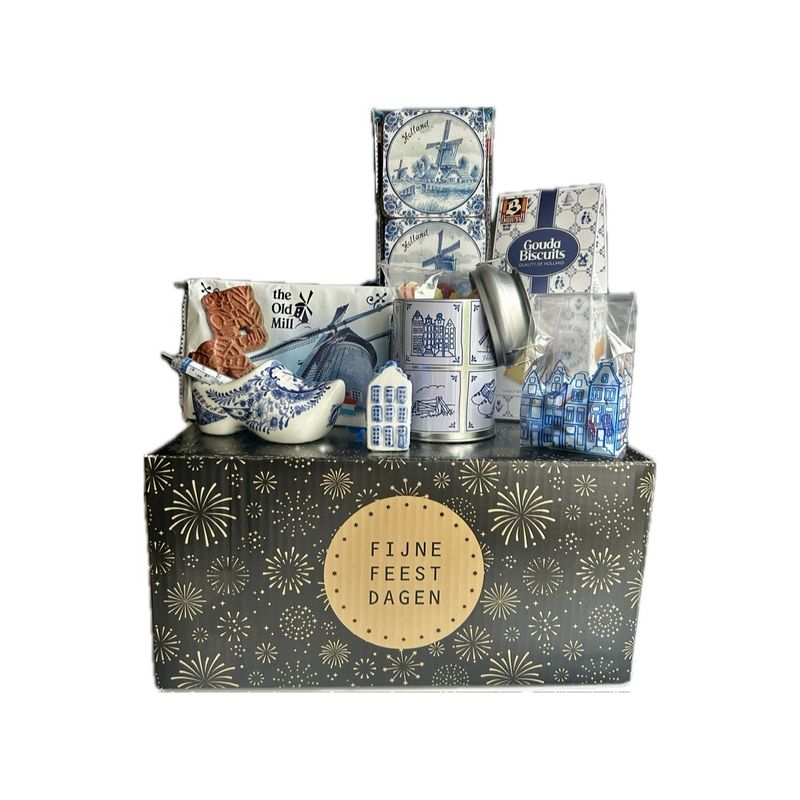 Dutch Delft Blue Christmas box