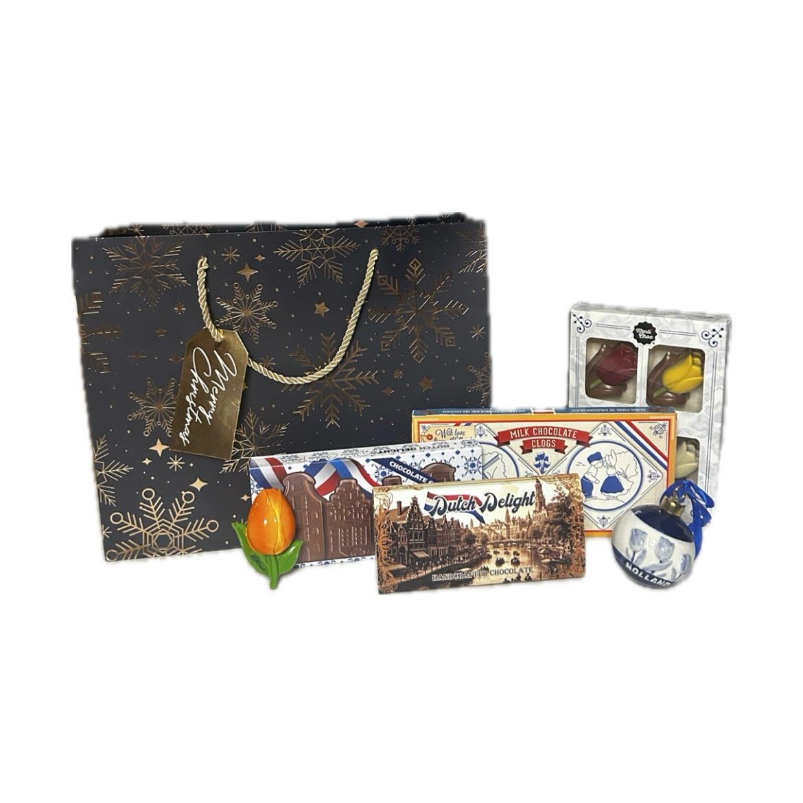 Golden Dutch Christmas bag