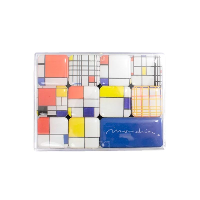 Mondriaan mini-magnetenset