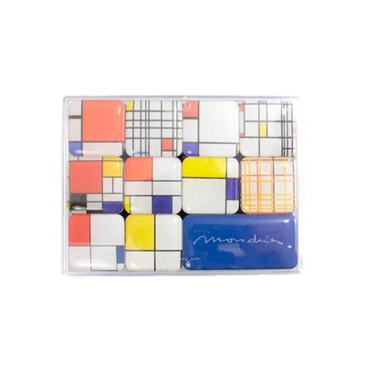Mondriaan mini-magnetenset