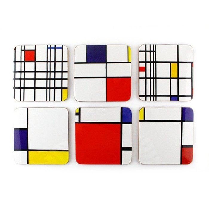 Mondrian Coasters