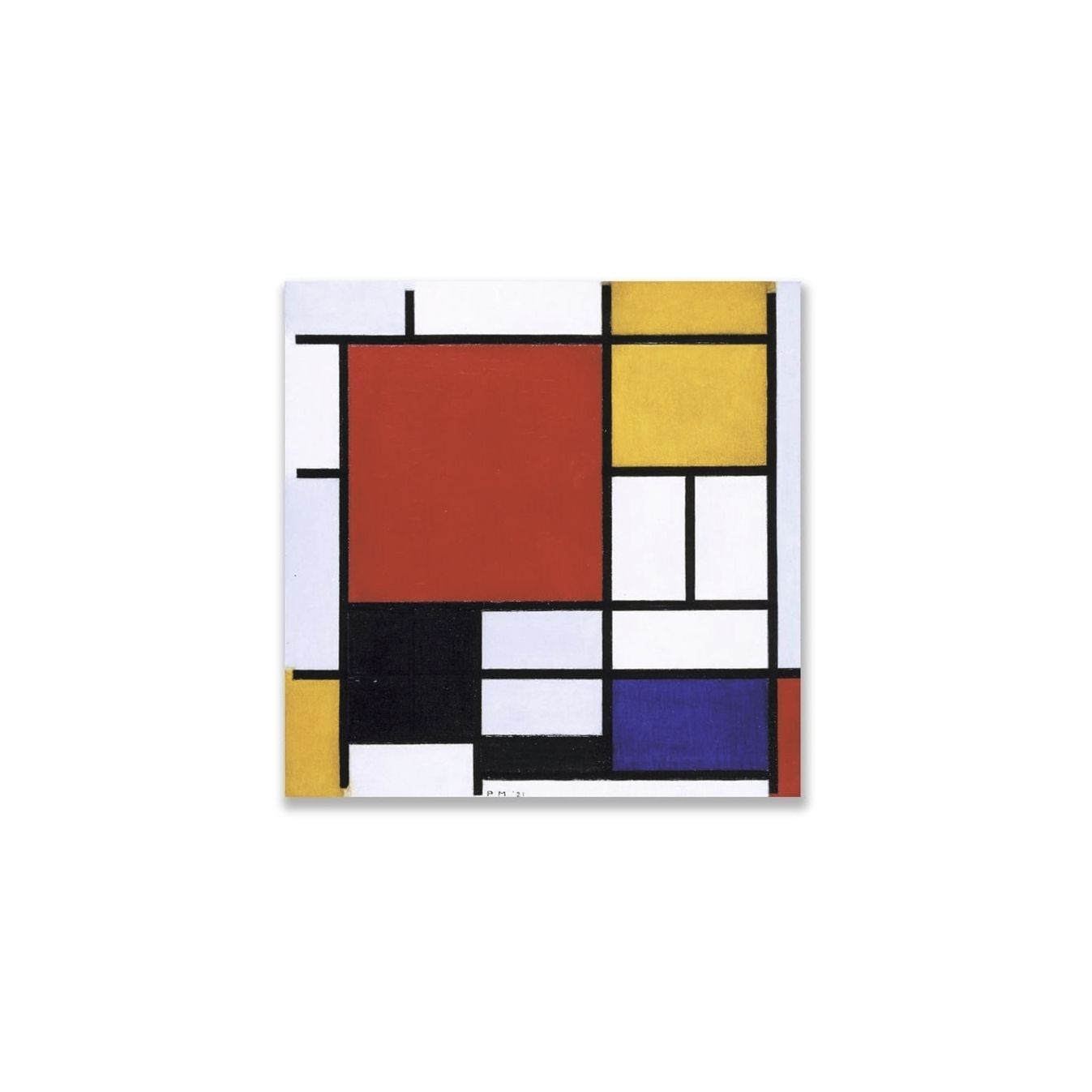 Mondrian Postcard
