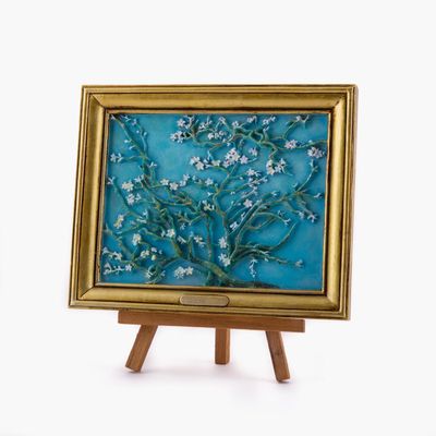 Painting on easel - van Gogh Almond Blossom