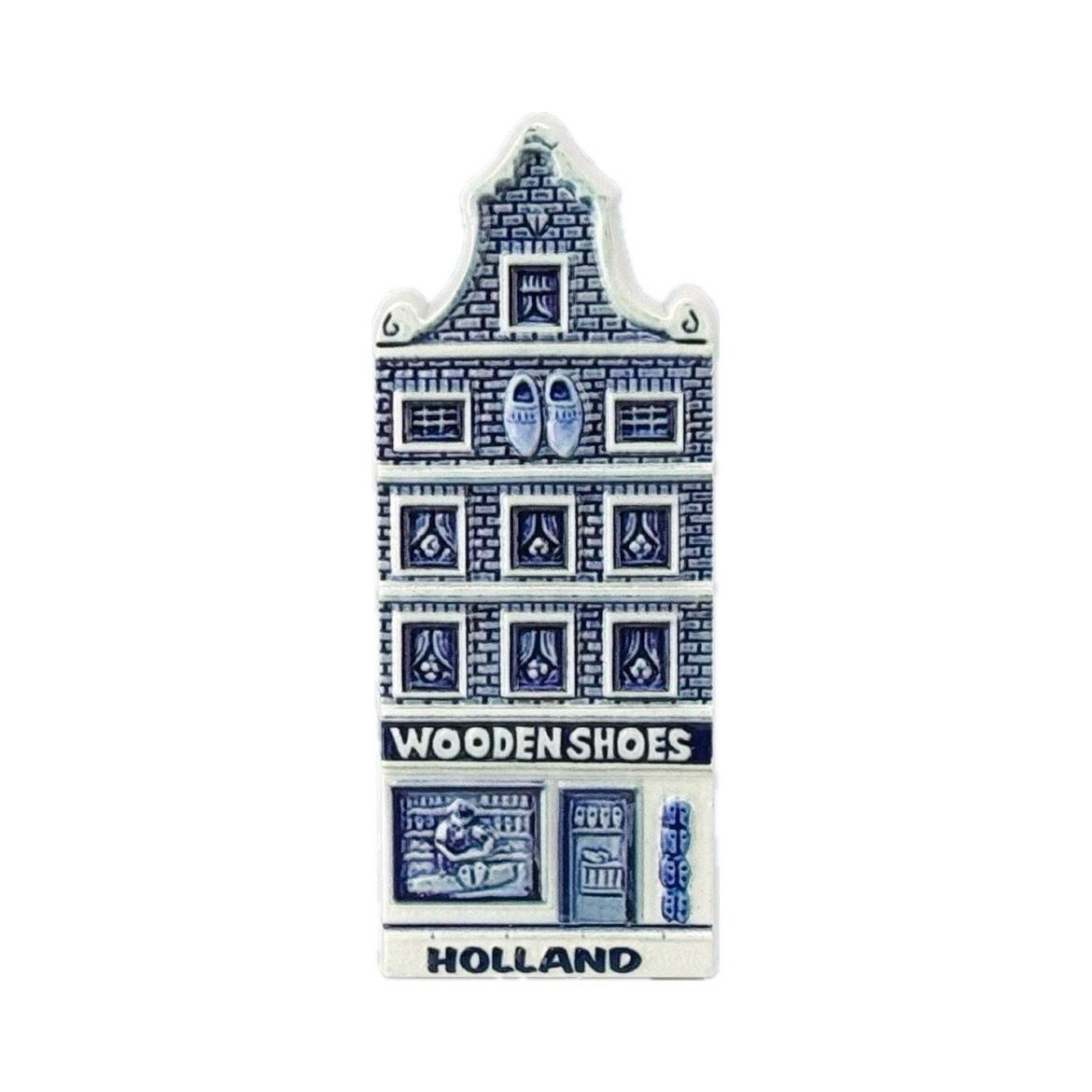 Magnet canal house Wooden shoes