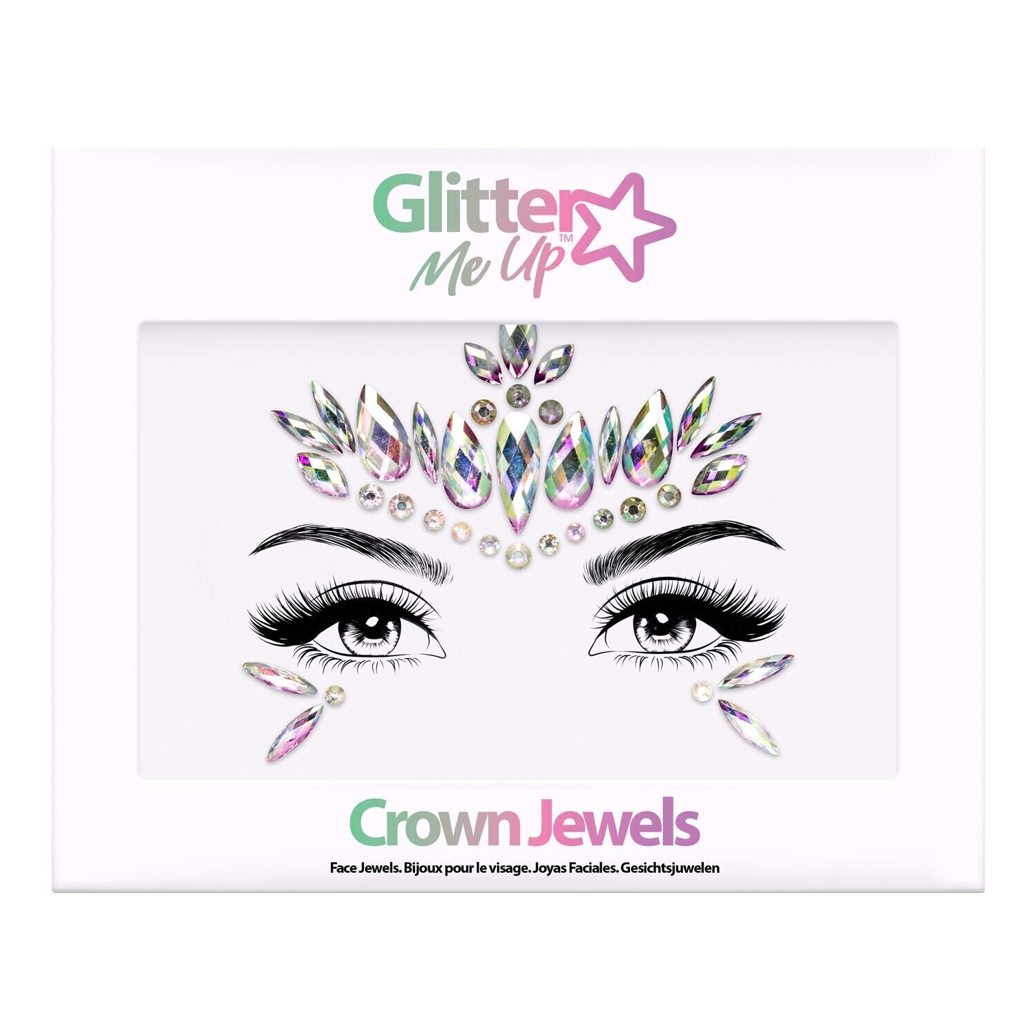 4 x Festival face/hair gems