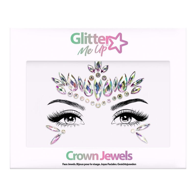 4 x Festival face/hair gems