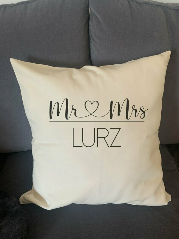 Kissen "Hochzeit"