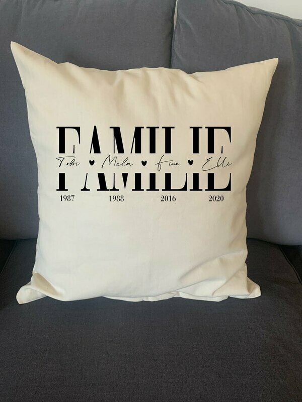 Kissen "Familie"
