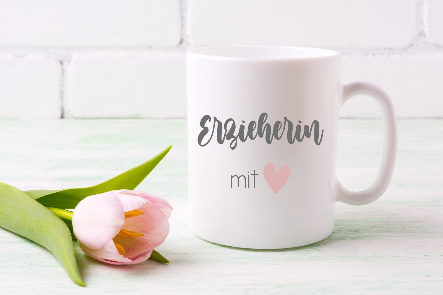 Tasse "Erzieherin mit Herz"