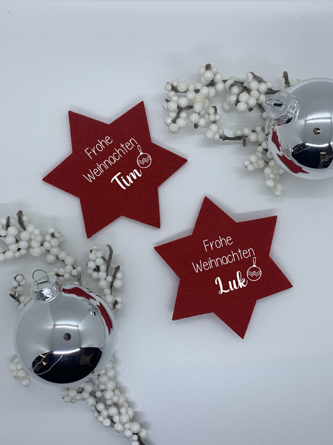 Untersetzer "Frohe Weihnachten"