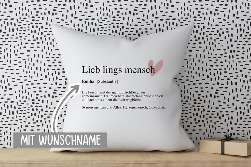Kissen "Lieblingsmensch"