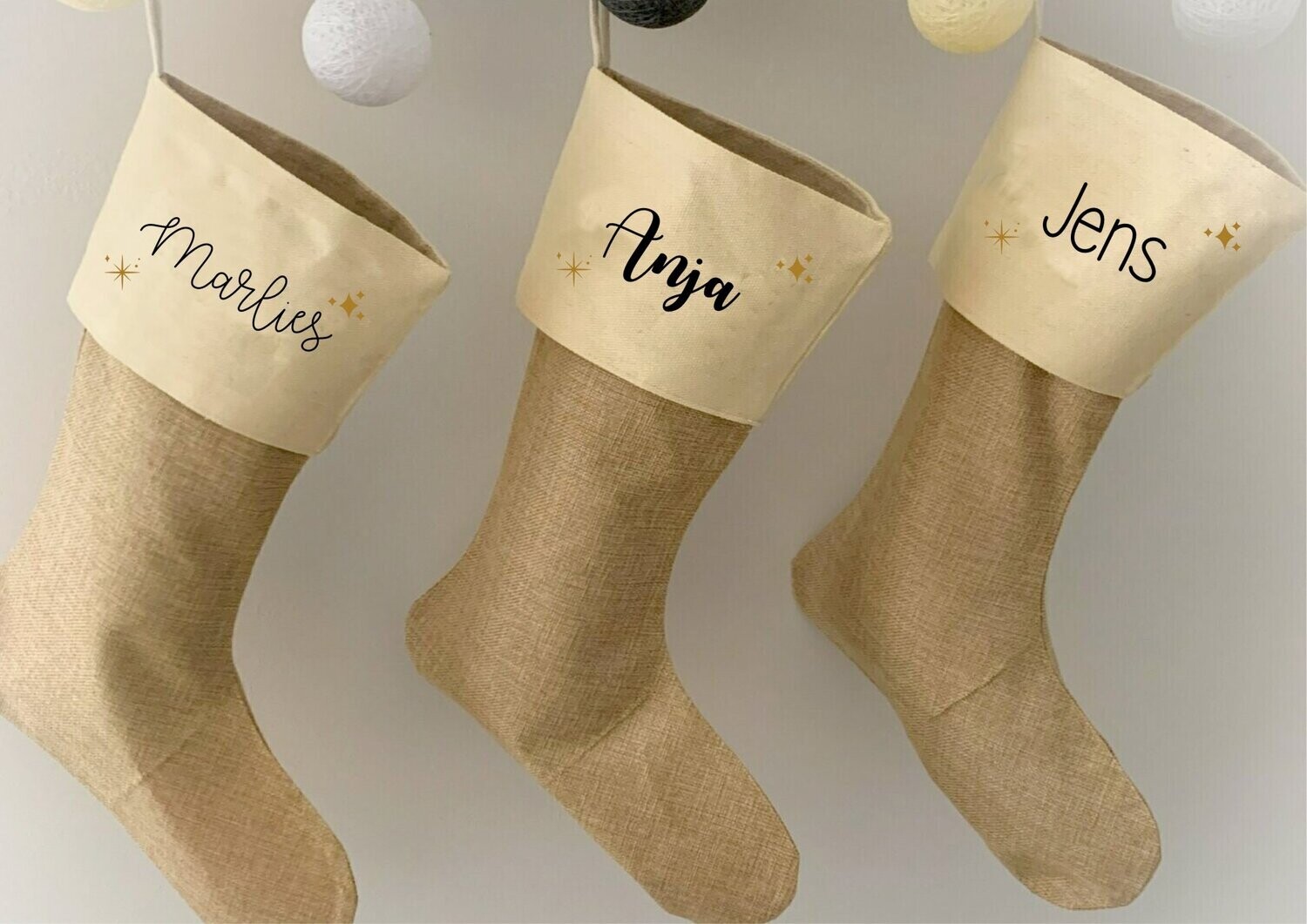 Nikolausstiefel-Set "Wir drei!"
