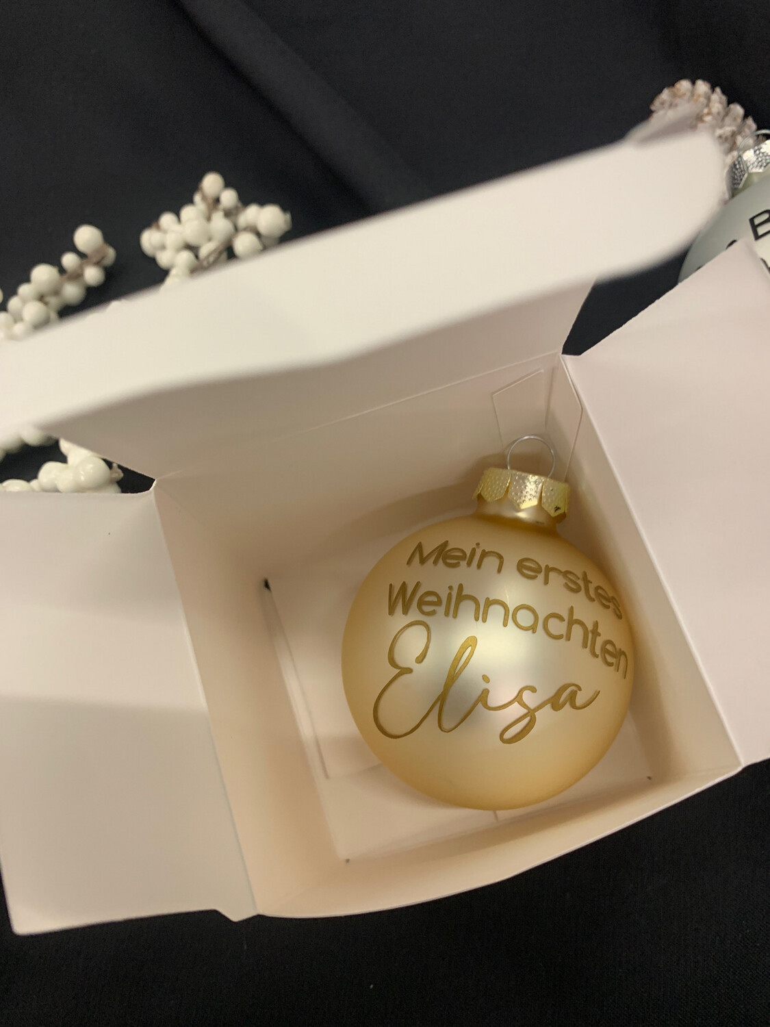 Weihnachtskugel "Erste Weihnachten"
