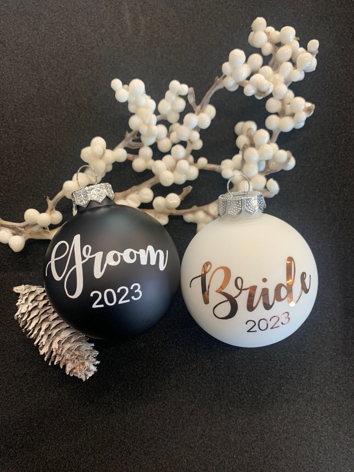 Weihnachtskugel "Hochzeit"