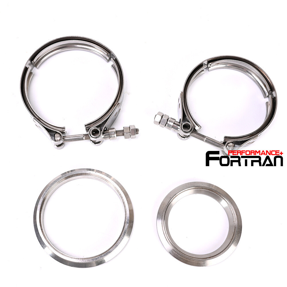 Turbine Housing Flange Clamp Set for TiAL Stainless GT30 GT35 GT30R GT35R v-band
