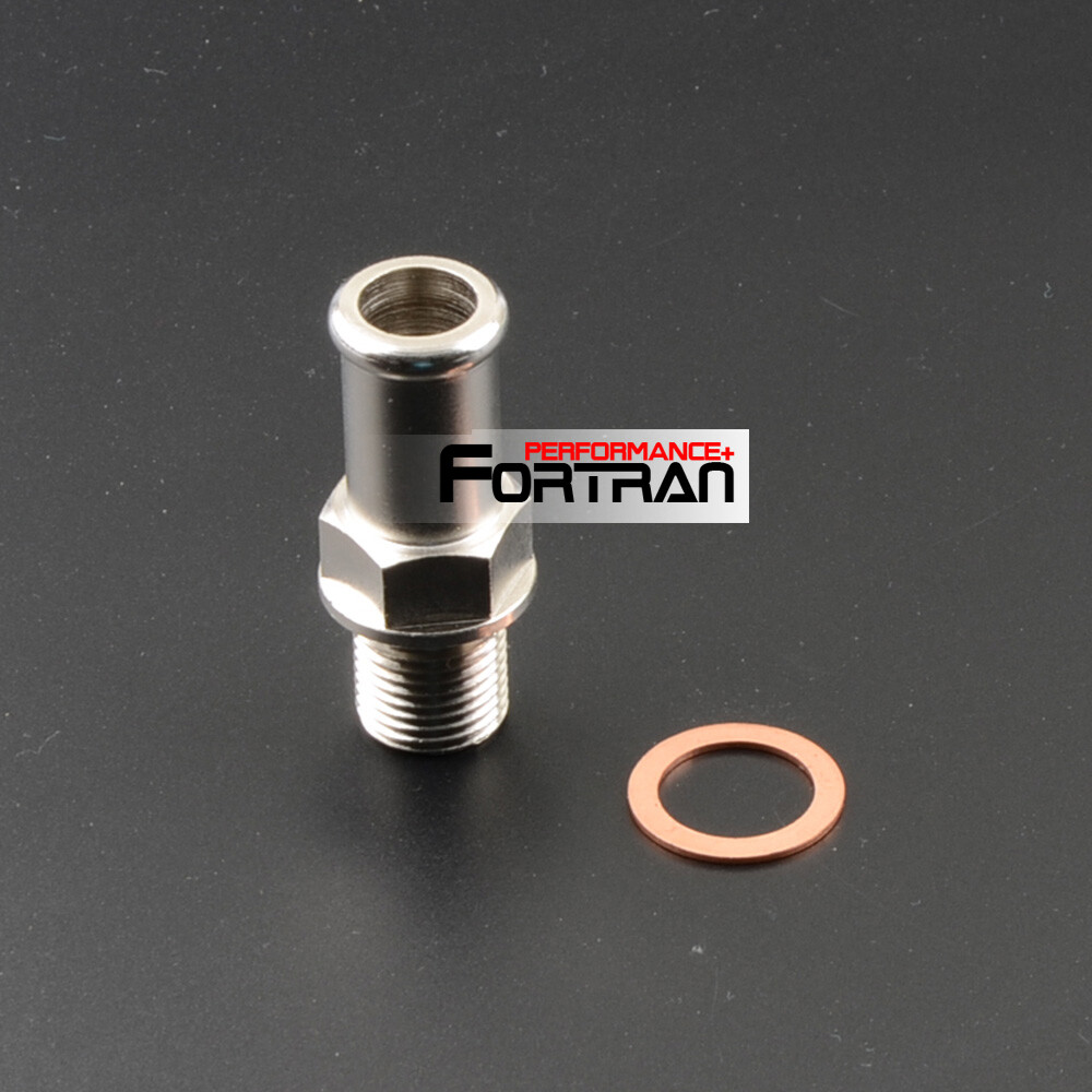 5/8&quot; / 15.8mm Barb to M16 X 1.5 Fit MISHIMOTO COMPACT BAFFLED OIL CATCH CAN