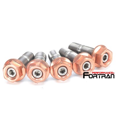 Turbo Stainless Stud Kit &amp; Egged nuts M10x1.5 For Garrett GT40 GT42 Turbo