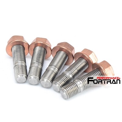 Turbo Stainless Stud Kit &amp; Egged nuts M10x1.5 For Garrett GT40 GT42 Turbo