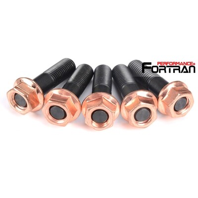 SCM435 Turbo Stud Kit w/ Egged nuts M8x1.25mm for GT25 GT28 T28 Nissan Turbo