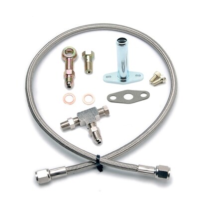 Turbo Oil Feed Line/Return Pipe Kit Fit HITACHI HT06 / IHI RHB3 RHB31 RHB32 Turbo