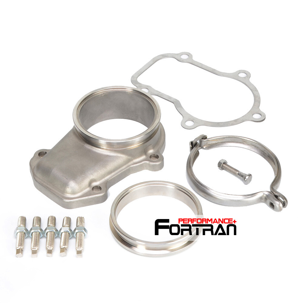 Turbo Dump / Down Pipe Flange 5 Bolt to 3&quot; V-band Fit Ford XR6 FALCON BA/BF GT35