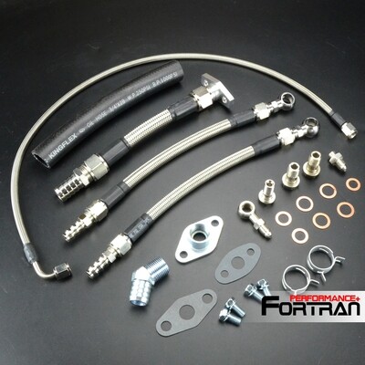 Turbo Oil Water Line Kit TOYOTA 1JZ-GTE / 2JZ-GTE w/ Garrett GT3037 GT3076R  GT35R / GT3582R / GTX3582R