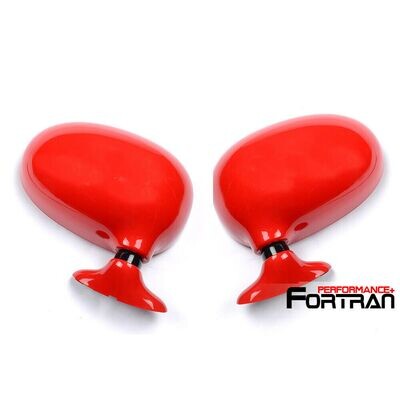 RED Door Wing MIRROR For MAZDA MIATA 90~98 MX5 MK1 / Anti-Dazzle Blue Glass