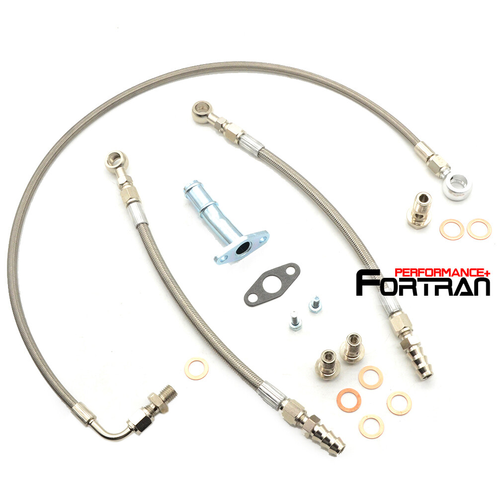 Turbo Oil / Water line kit Volvo 740 940 B230FT w/ MHI TD04 turbocharger