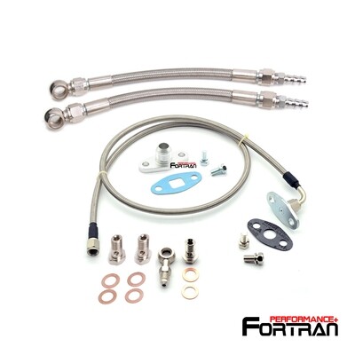 Turbo Oil / Water line kit Volvo 240 1981-1984 B21FT w/ Stock Garrett T3 Turbo