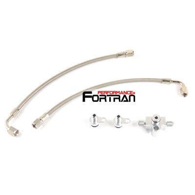 Oil Feed line &amp; Return oil pip kit fit BMW N54 3.0L 135i 335i 535i Twin Turbo TD03