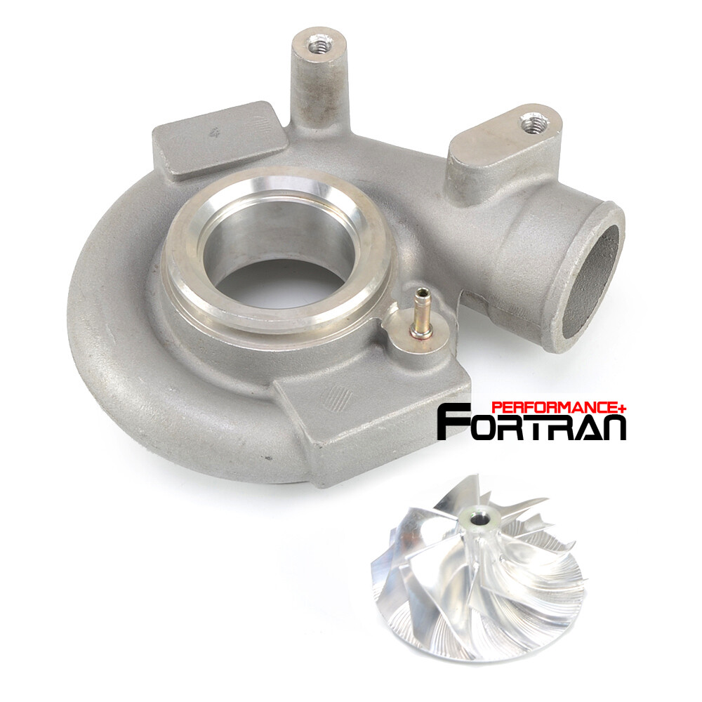 Turbo Compressor Housing + 6+6 Billet wheel Wheel For SAAB 9-3 9-5 Short Neck TD04HL-19T Gen1 49189-01850 Bolt on / NO Machine