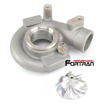 Turbo Compressor Housing + 6+6 Billet wheel Wheel For SAAB 9-3 9-5 Short Neck TD04HL-19T Gen1 49189-01850 Bolt on / NO Machine