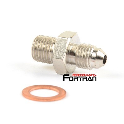 Turbo Oil Feed Adapter kit M12x1.5mm to -4AN for Borgwarner EFR BB Turbo 1.0mm
