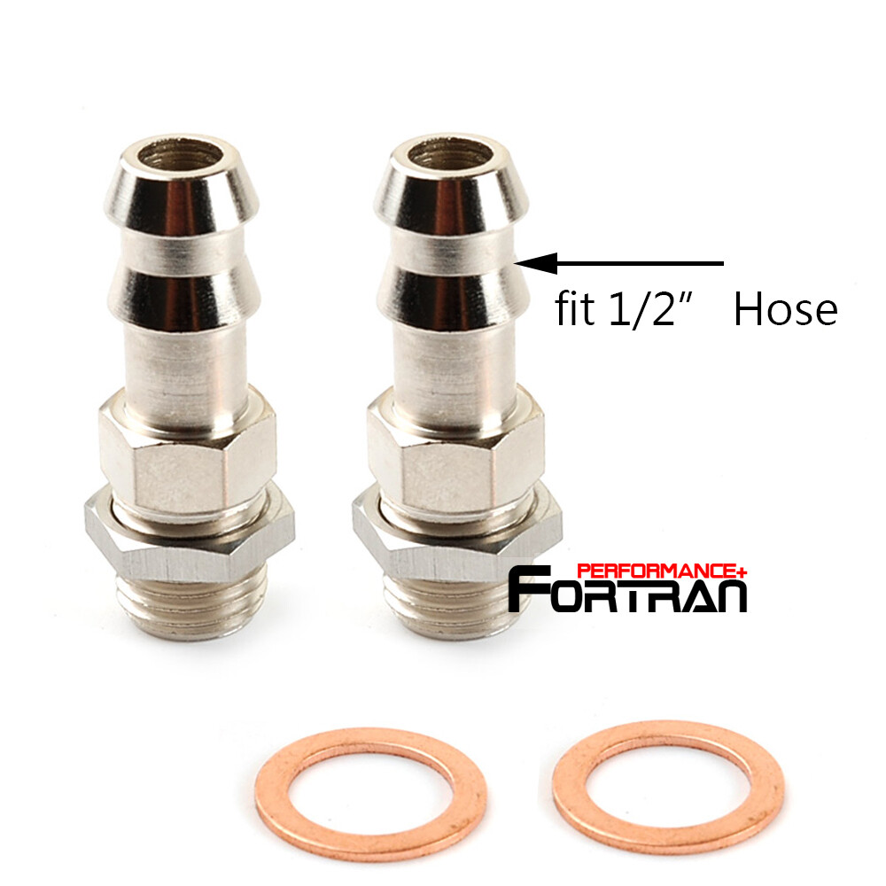 Turbo Water Pipe Kit M14x1.5mm Fit MHI TD05 TD06 TD06H / K03 K04 fit 1/2&quot; hose