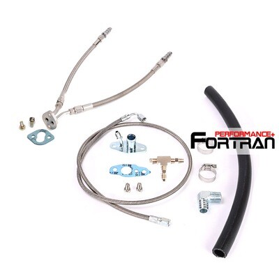 Turbo Oil Water Line Kit For TOYOTA Land Cruiser 1HZ 4.2L 75 78 80 100 105 Series CT26