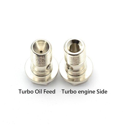 Turbo Oil Water Teflon Line Kit Fit SUBARU IMPREZA Forester w/ IHI VF34 BB