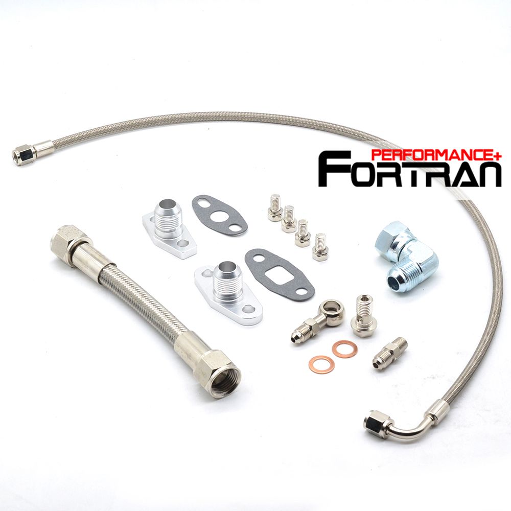 Turbo Oil Feed Drain Line Kit Fit MAZDA MPS Speed Precision JB 5858 5862 BB 5858