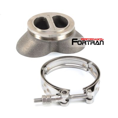 Twin scroll Turbine Housing inlet V-band flange Fit Tial GT30 GT35 813444-0001